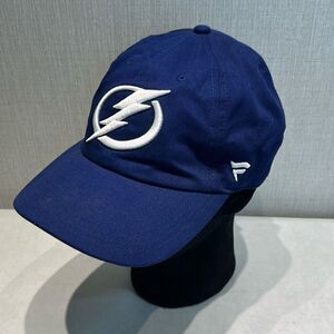 Fanatics Tampa Bay Lightning Hat Cap Blue White Embroidered NHL Adjustable Hocke